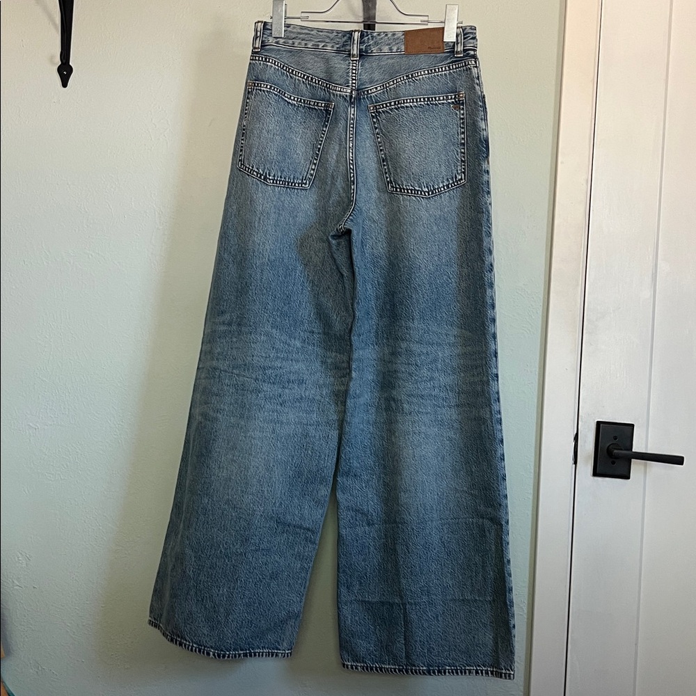 NWT Madewell Curvy Superwide-Leg Jeans Size 28 Billings Wash Airy Denim Edition - Picture 8 of 8